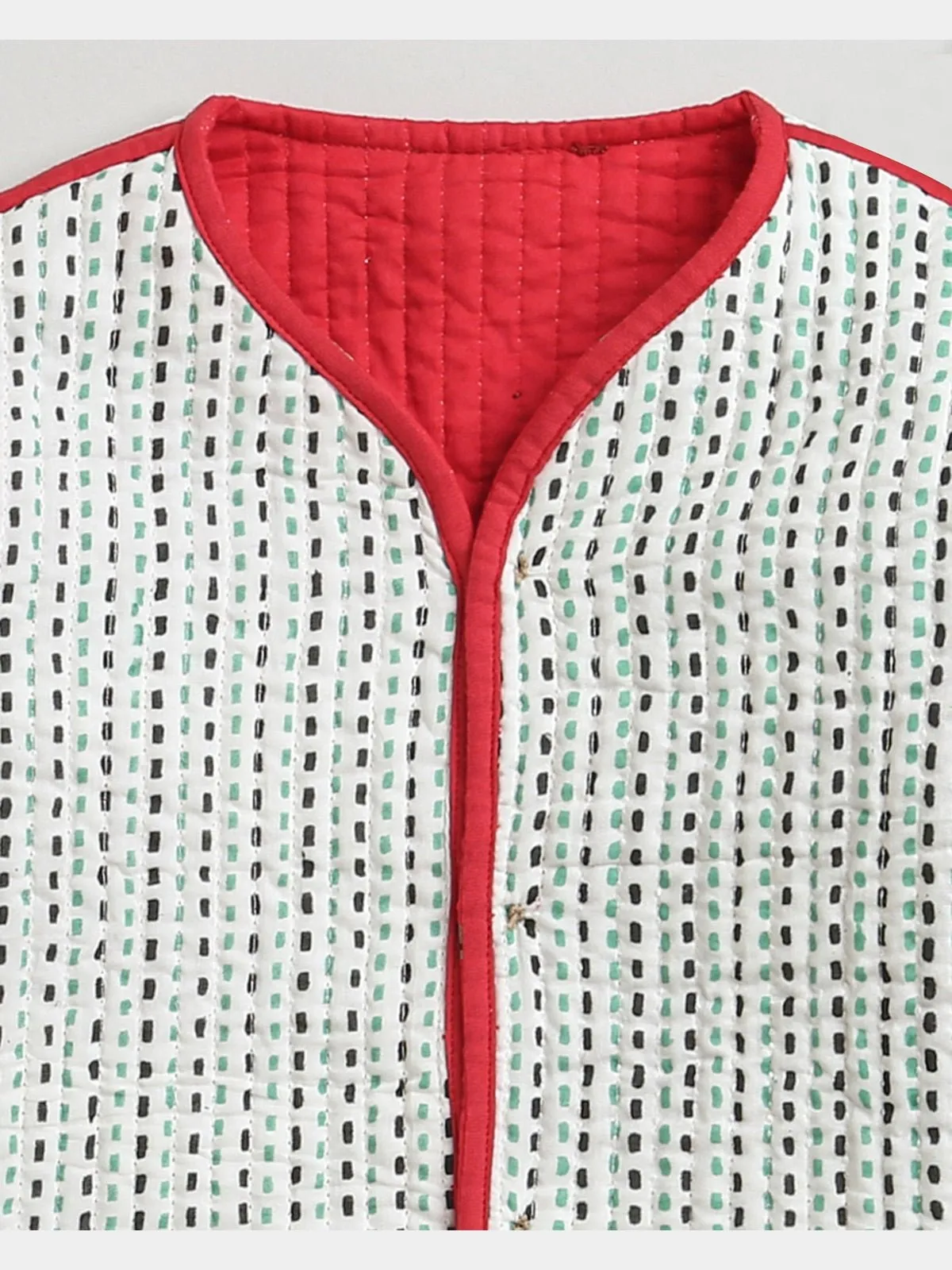 Christmas Crocodile- Reversible jacket