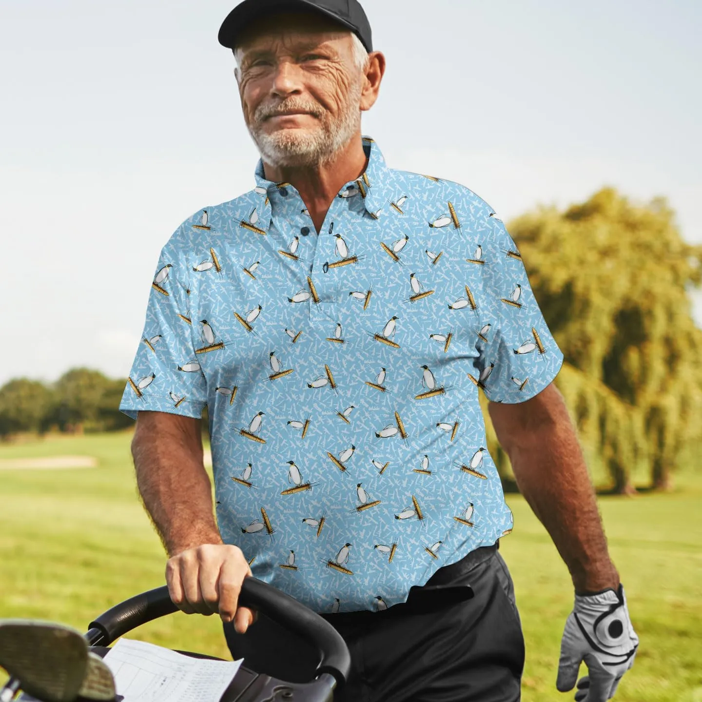 Golf Polo Shirts for Men Unisex Mens Polo Shirts Short Sleeve Mens Shirts Golf Shirts for Men
