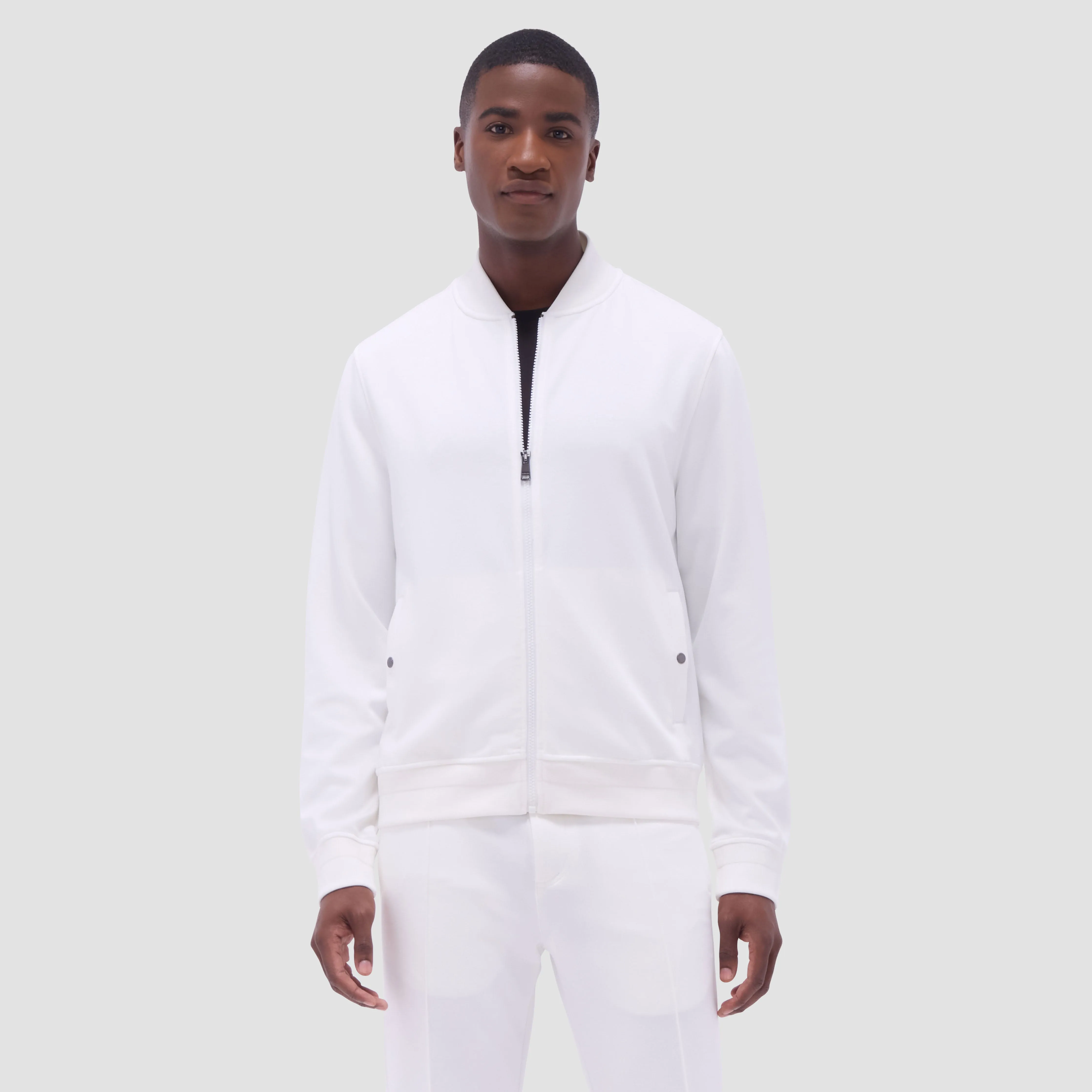 Soft Touch Solid Bomber Jacket