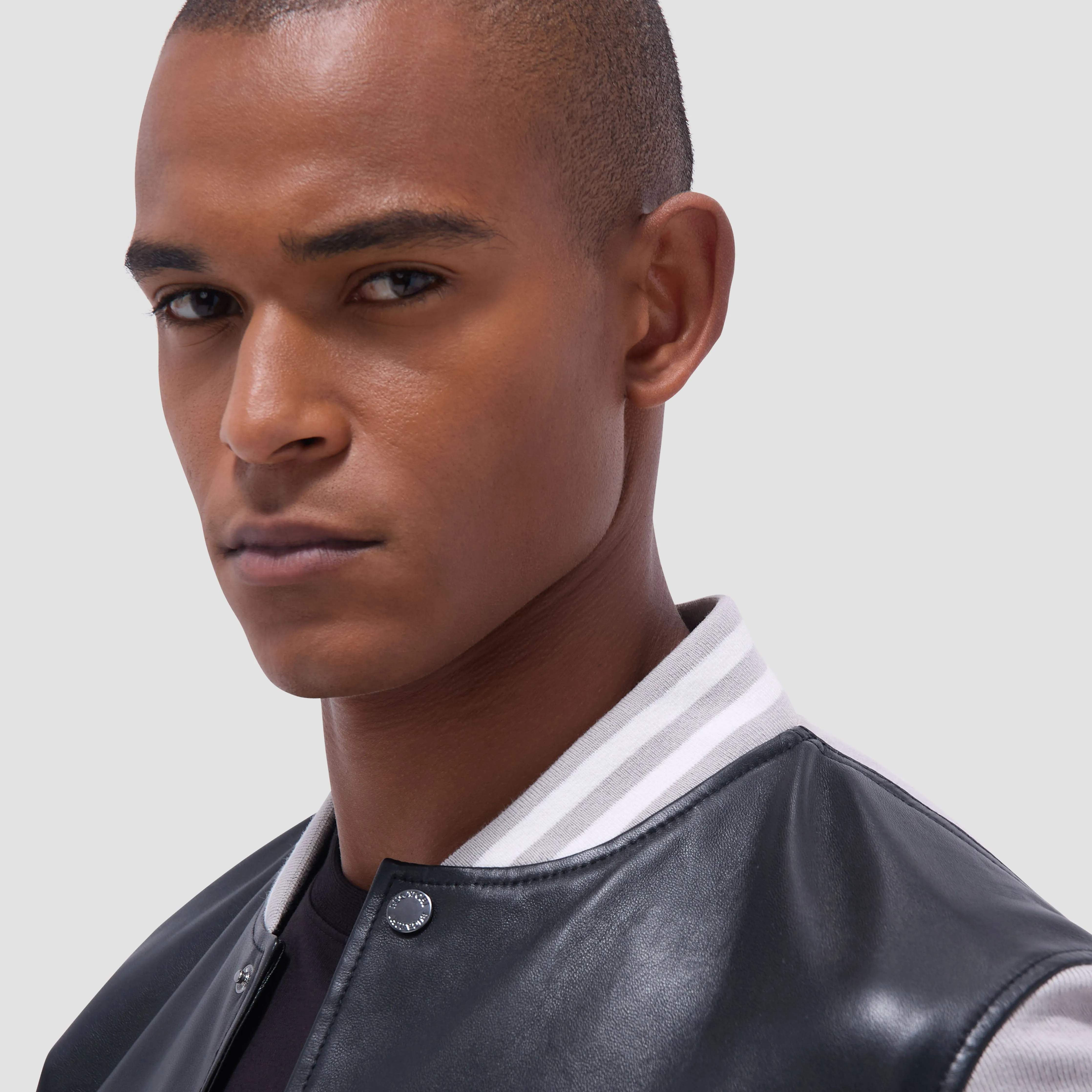 Varsity Hybrid Bomber Jacket