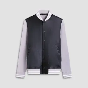 Varsity Hybrid Bomber Jacket