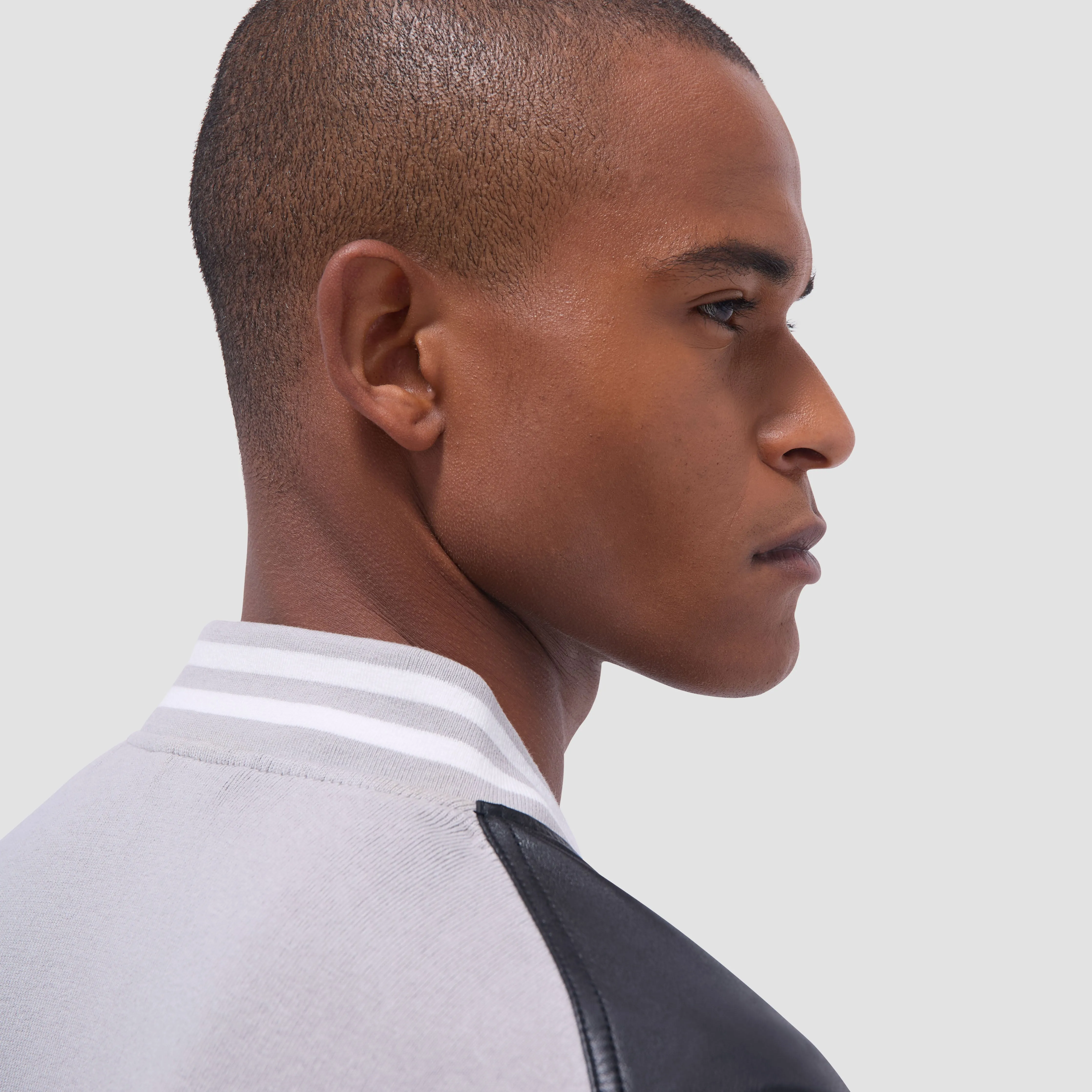 Varsity Hybrid Bomber Jacket