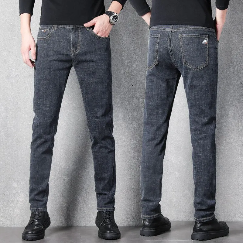West Louis Stretch Slim Fit Fashion Designer Denim Jeans
