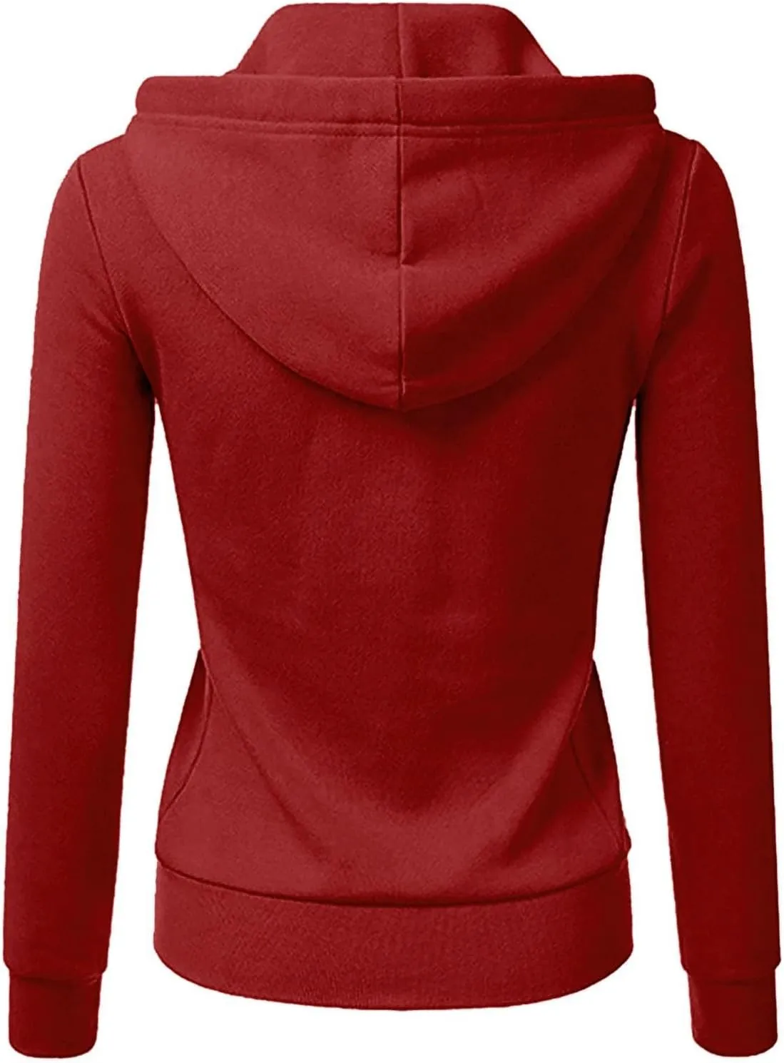 Womens Zip Up Hoodies Long Sleeve Slim Fit Hooded Sweatshirts 2024 Casual Lightweight Jacket Streetwear Hoodies